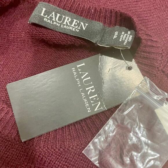 RALPH LAUREN BLACK LABEL SWEATER CASHMERE KNITTED CREW NECK SZ S SOPHISTICATED - Picture 4 of 14